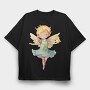 Fairy Wings Flutter, Tricou Oversize Barbati (Unisex)