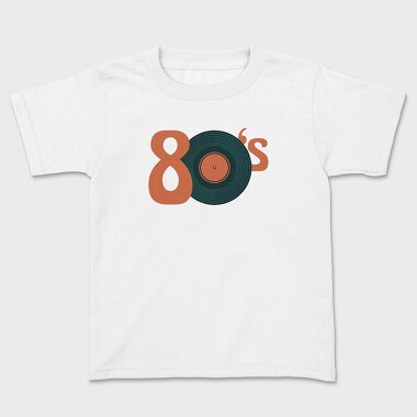 80 S Vinyl Record, Tricou Copii