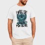 Creepy Menacing Monster Trend I Will Eat You, Tricou Barbati (Unisex)