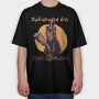 Fancy Cat Literature Litterature, Tricou Oversize Barbati (Unisex)