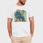 Newspaper Dog Read News, Tricou Barbati (Unisex)