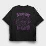 Creepy Pumpkin Halloween, Tricou Oversize Barbati (Unisex)
