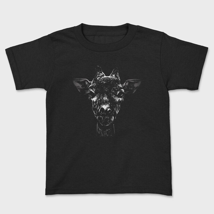 Giraffe Portrait, Tricou Copii
