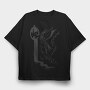 Fantasy Fairy Dark Nouveau Si, Tricou Oversize Barbati (Unisex)