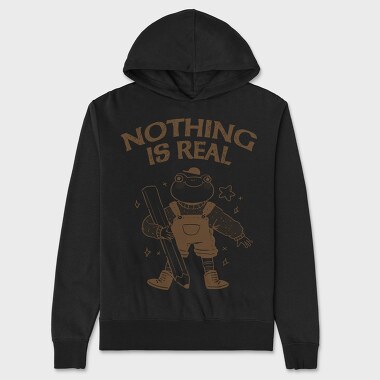 Frog Nothing Is Real, Hanorac Oversize Barbati (Unisex)