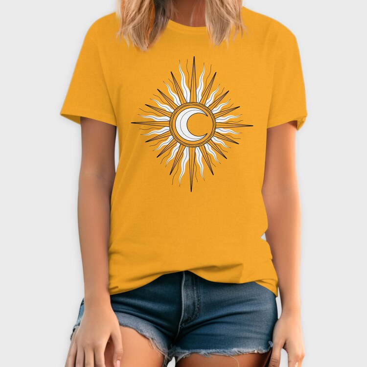 Sun Moon, Tricou Barbati (Unisex)