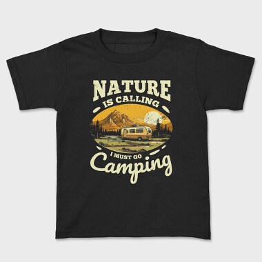 I Must Go Camping, Tricou Copii