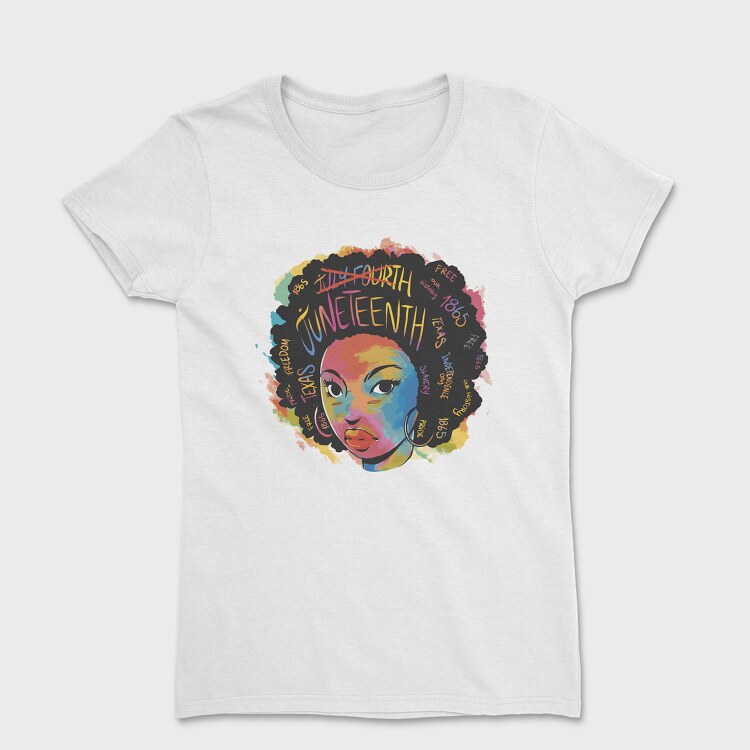 Juneteenth Tie Dye, Tricou Femei