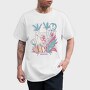 Fantasy Fairy In Flower Field Fairycore, Tricou Barbati (Unisex)