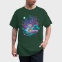 Fantasy Forest Mushroom And Trees, Tricou Barbati (Unisex)