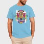 Trippy Cats Psychedelic 01 (2), Tricou Barbati (Unisex)