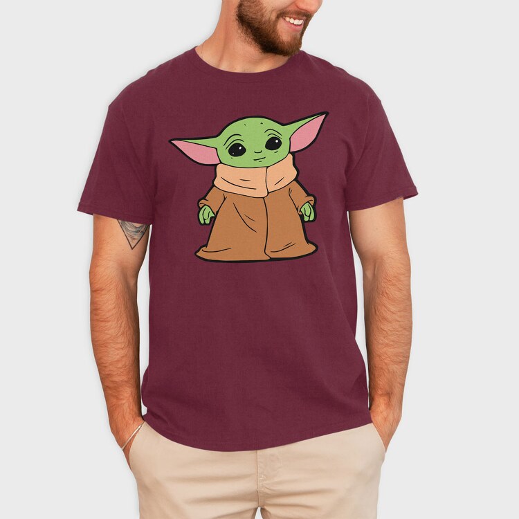 Baby Yoda 3, Tricou Barbati (Unisex)