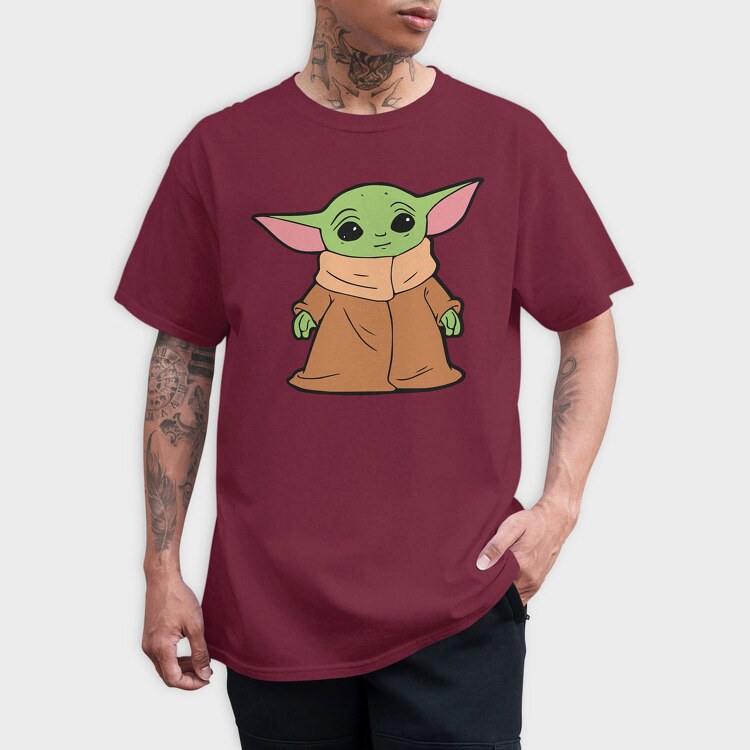Baby Yoda 3, Tricou Barbati (Unisex)