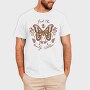 Pink Butterfly And Flowers Beauty Within, Tricou Barbati (Unisex)