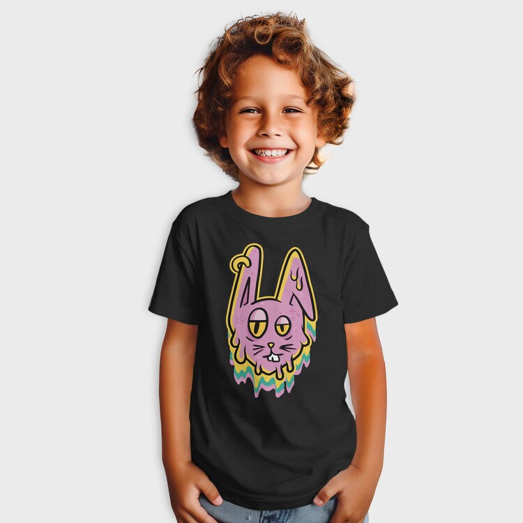 Trippy Melting Bunny, Tricou Copii