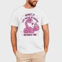 Pink Flamingo Funny Crazy Quote, Tricou Barbati (Unisex)
