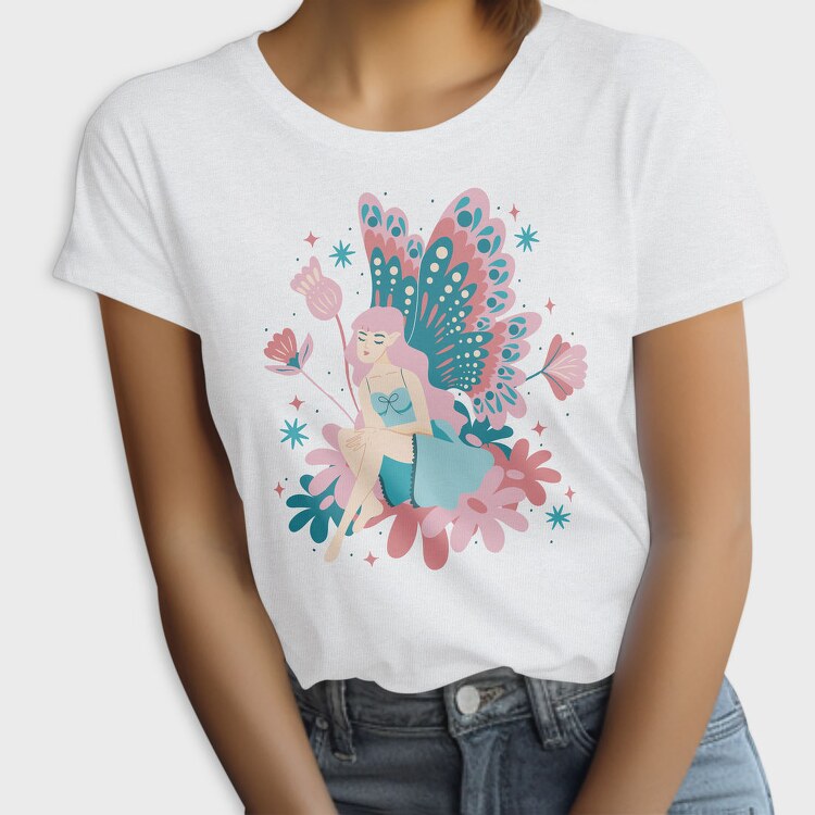 Magical Fairy In Nature, Tricou Femei