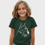 Bull Terrier Chalkboard, Tricou Copii