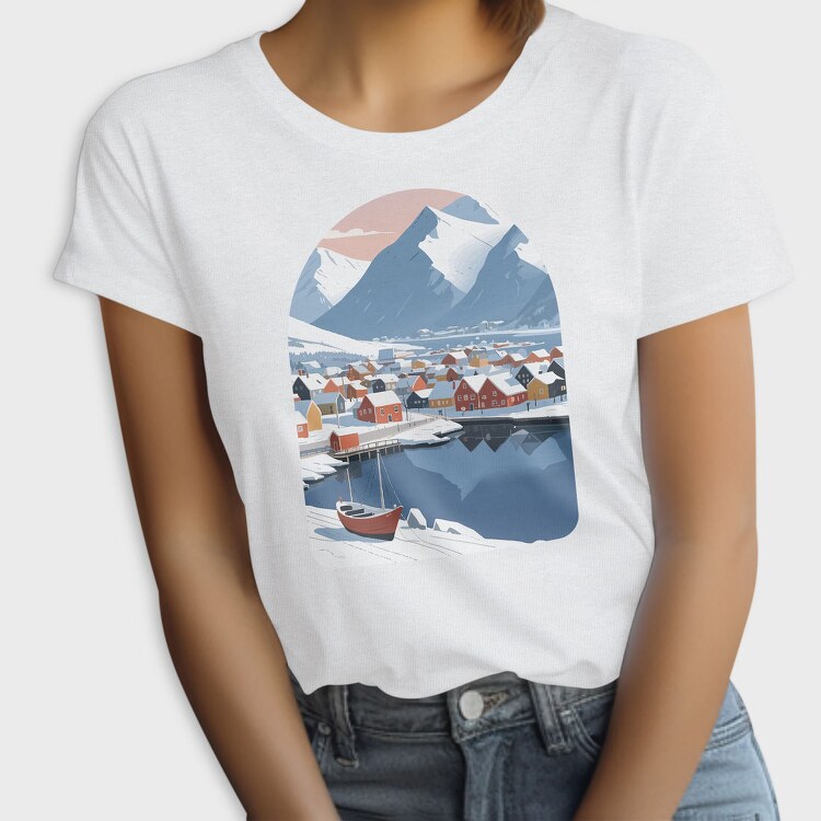 Tromsa Landscape Tote Trompso, Tricou Femei