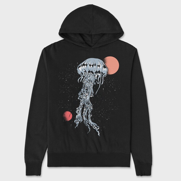 Jellyfish, Hanorac Oversize Barbati (Unisex)