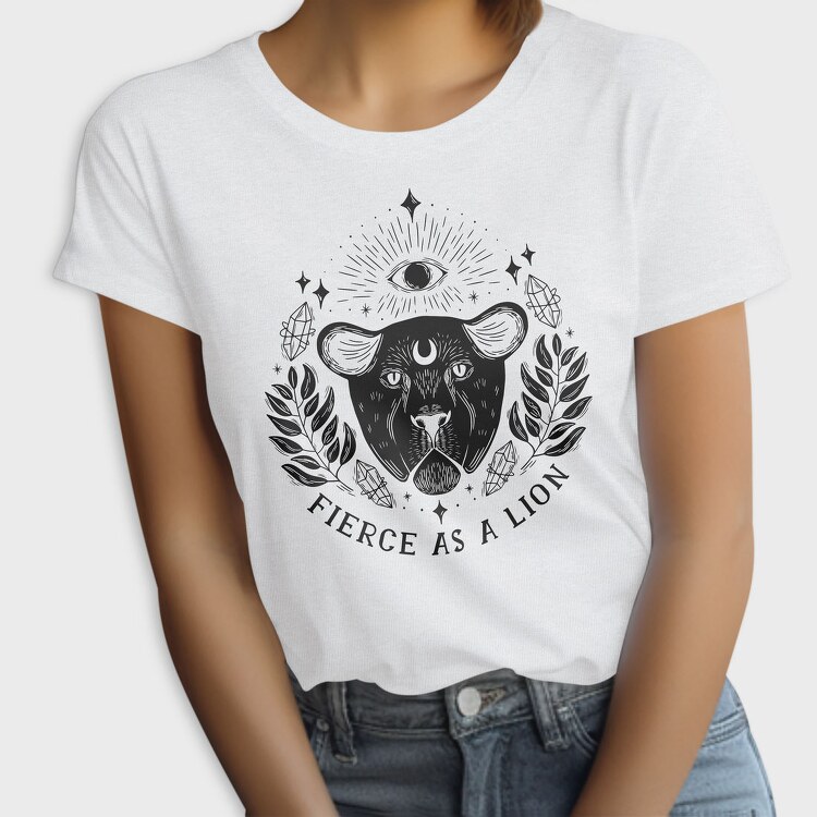 Fierce As A Lion Witch, Tricou Femei
