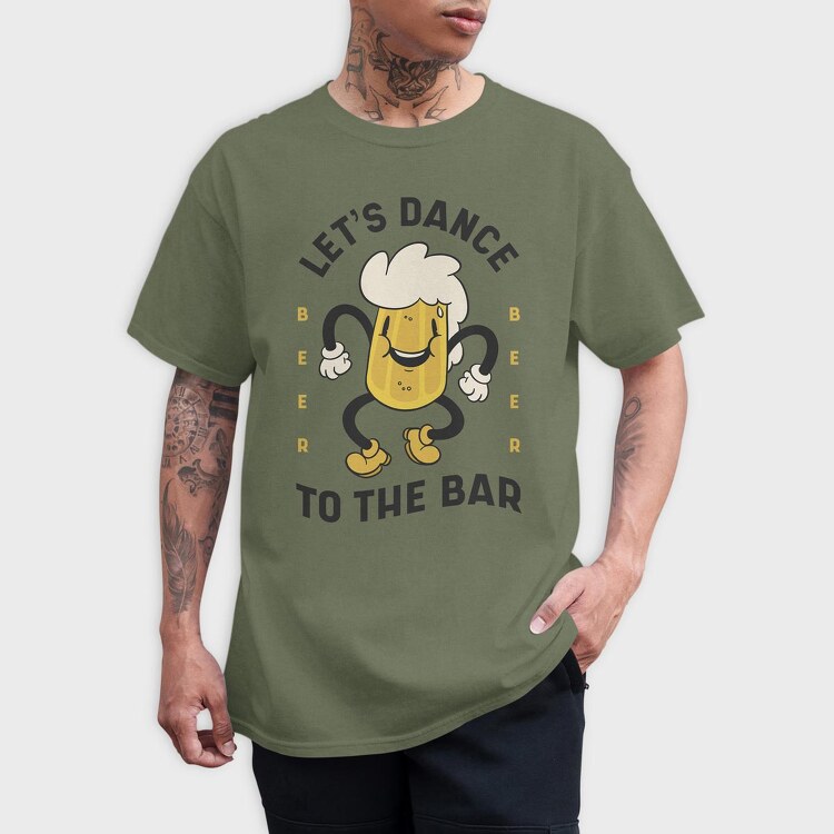 Beer Dancing, Tricou Barbati (Unisex)