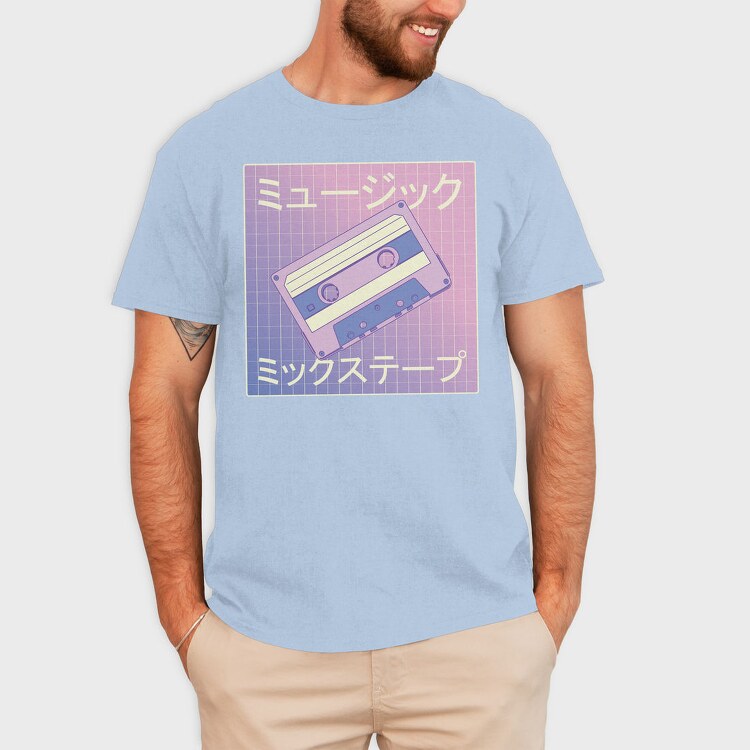 Vaporwave Mixtape, Tricou Barbati (Unisex)