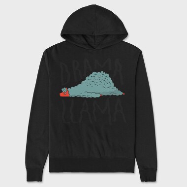 Drama Llama, Hanorac Oversize Barbati (Unisex)