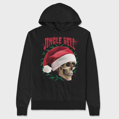 Jingle Hell, Hanorac Oversize Barbati (Unisex)