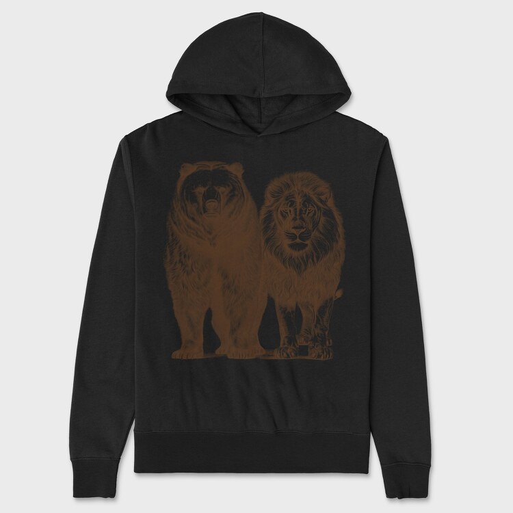 Hanorac Barbati (Unisex), Bear Lion