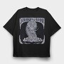World Serpent Norse Mythology Jormungandr Snake, Tricou Oversize Barbati (Unisex)