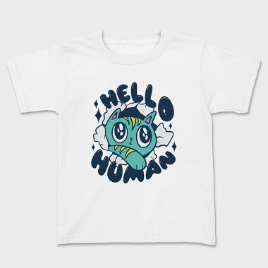 Tricou Copii, Hello Human