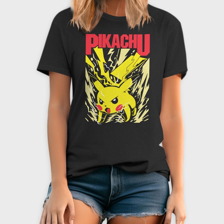 Pikachu, Tricou Barbati (Unisex)