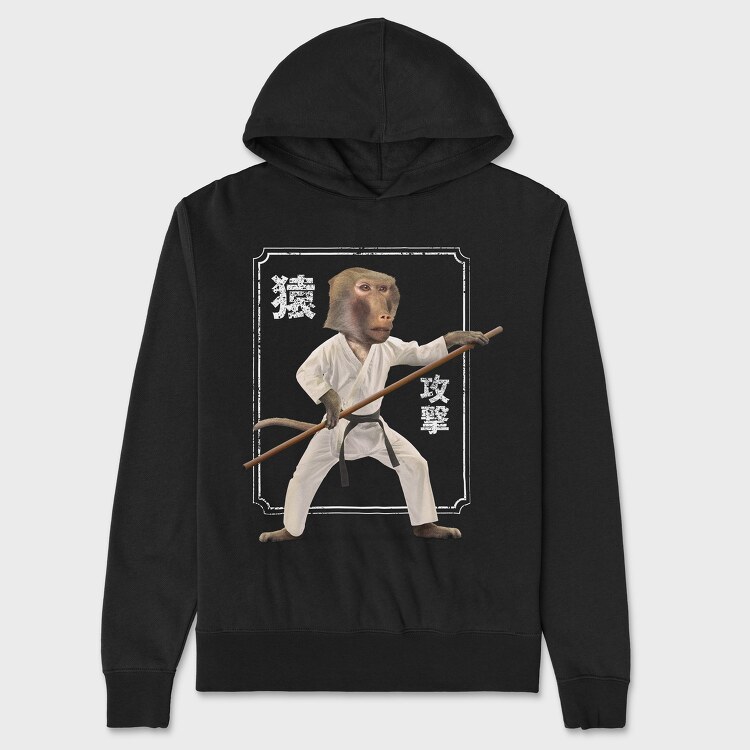 Hanorac Barbati (Unisex), Karate Monkey