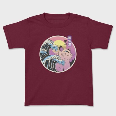 Japanese Wave Cat, Tricou Copii
