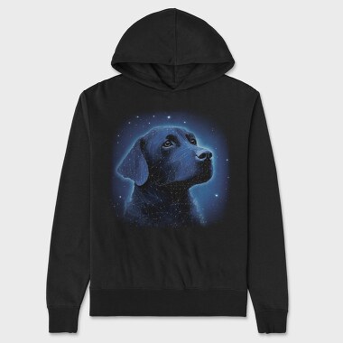 Constelation Labrador Dog, Hanorac Oversize Barbati (Unisex)