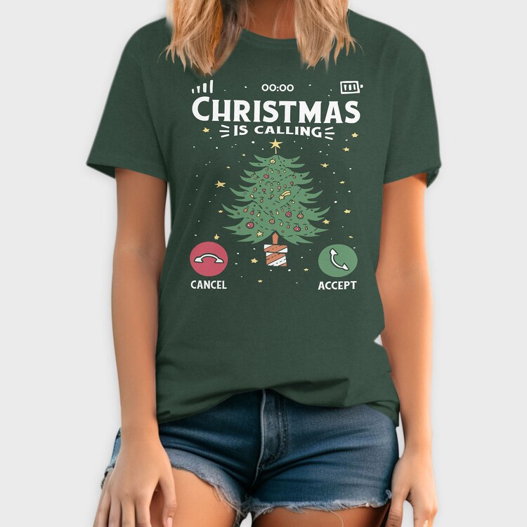 Christmas Call, Tricou Barbati (Unisex)