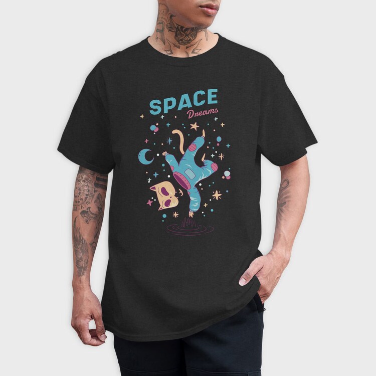 Space Dreams, Tricou Barbati (Unisex)