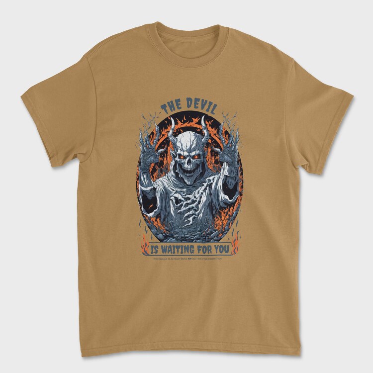 The Devil Is Waiting for You, Tricou Barbati (Unisex)