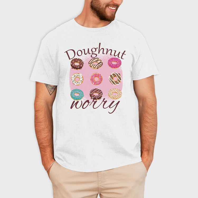 Doughnut Worry, Tricou Barbati (Unisex)