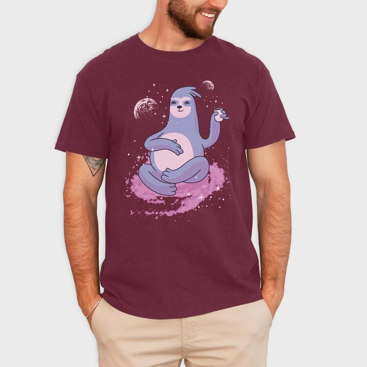 Space Sloth, Tricou Barbati (Unisex)