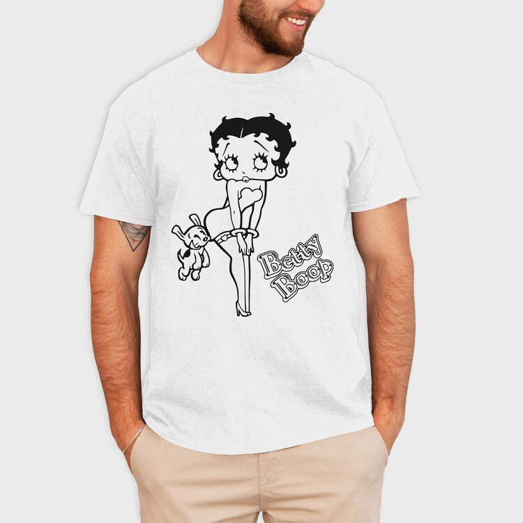 Betty Boop 58, Tricou Barbati (Unisex)