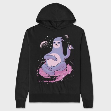 Space Sloth, Hanorac Oversize Barbati (Unisex)
