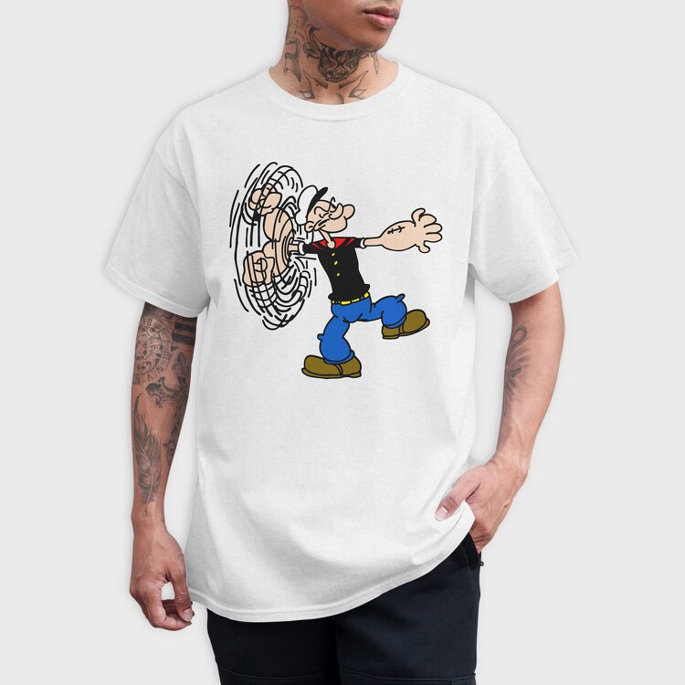 Popeye 18, Tricou Barbati (Unisex)