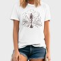 Bike Mountain Lineart, Tricou Barbati (Unisex)
