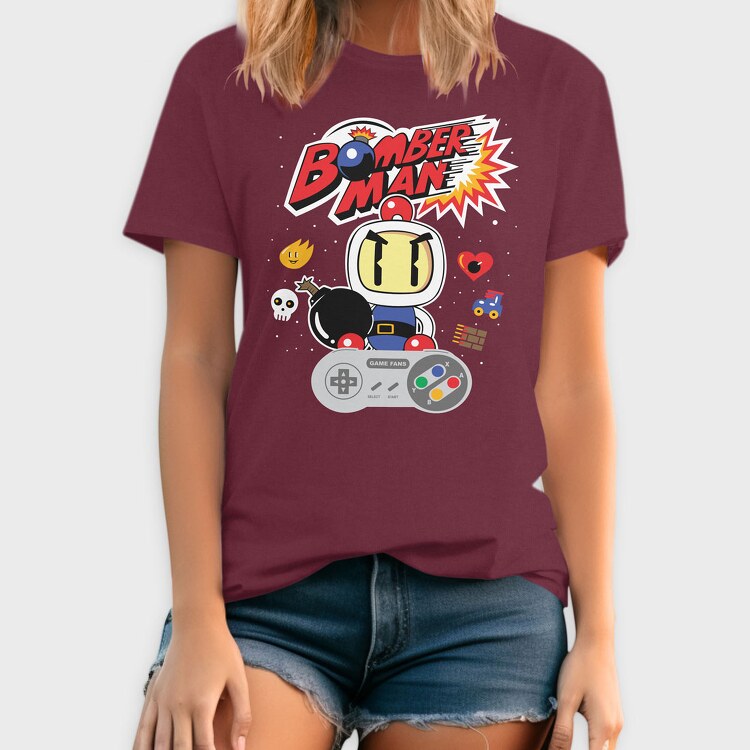 Bomberman, Tricou Barbati (Unisex)