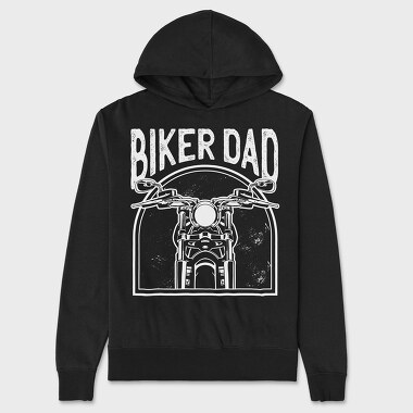 Biker Dad, Hanorac Oversize Barbati (Unisex)