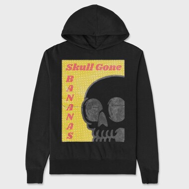 Skull Bananas, Hanorac Oversize Barbati (Unisex)