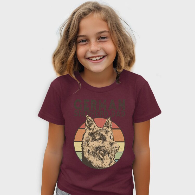 German Shepherd Dad, Tricou Copii