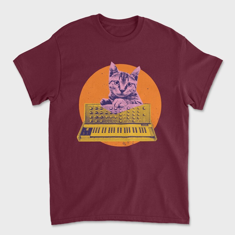 Tricou Barbati (Unisex), Cat Synth